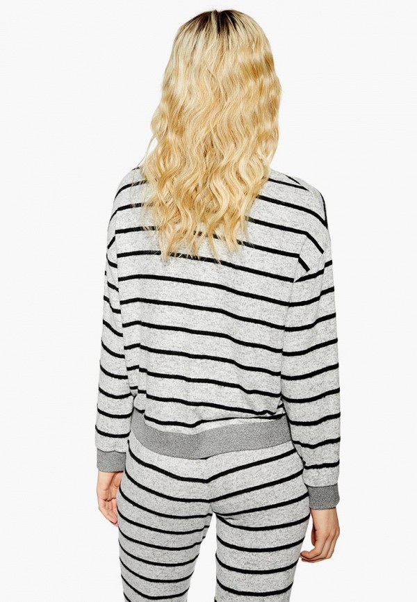

Свитшот Topshop; Topshop TO029EWESBX1, Серебряный