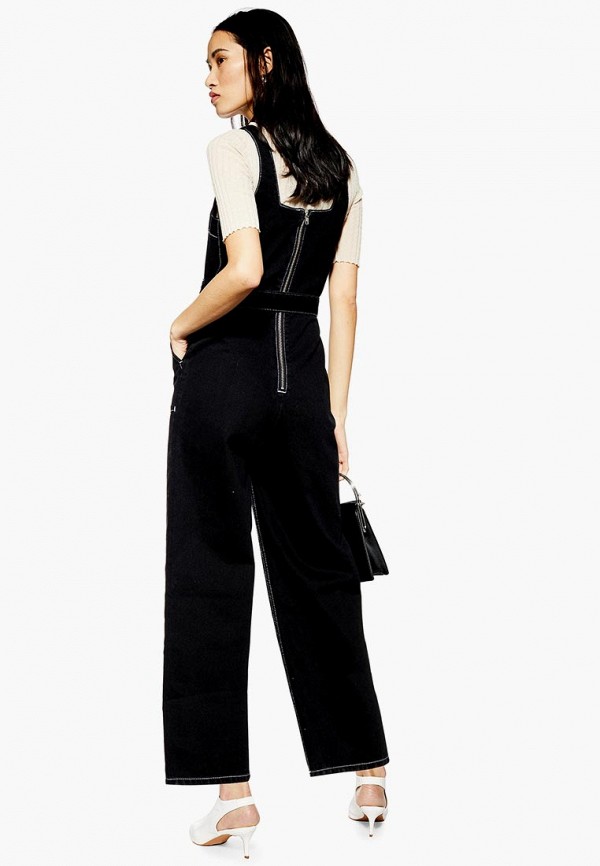 

Комбинезон джинсовый Topshop; Topshop TO029EWEUIW1, Черный