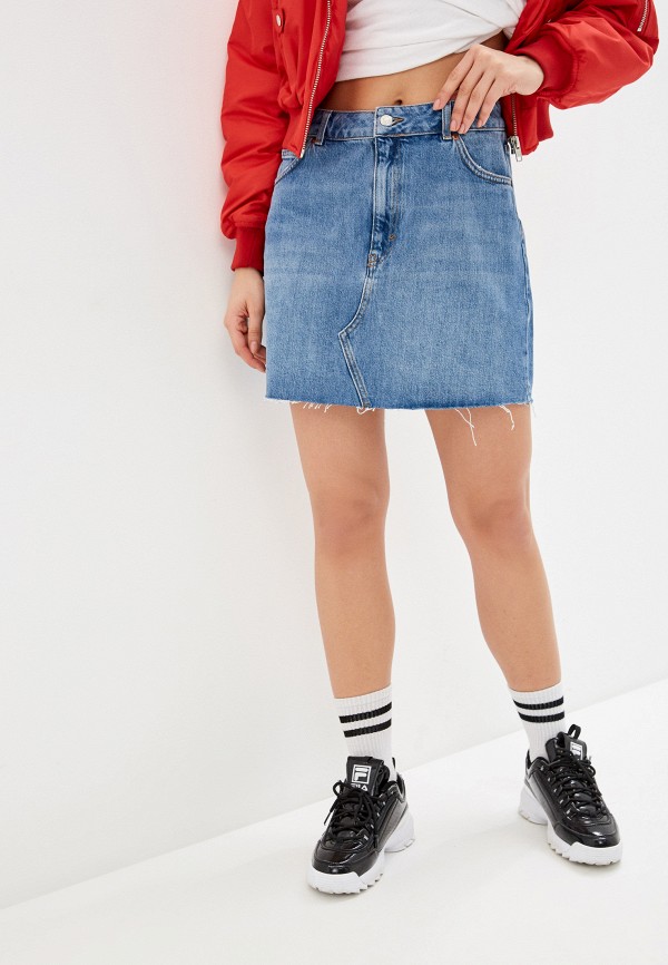 

Юбка джинсовая Topshop, Голубой