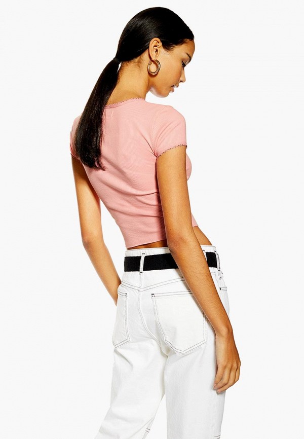 

Футболка Topshop; Topshop TO029EWEUIW9, Розовый