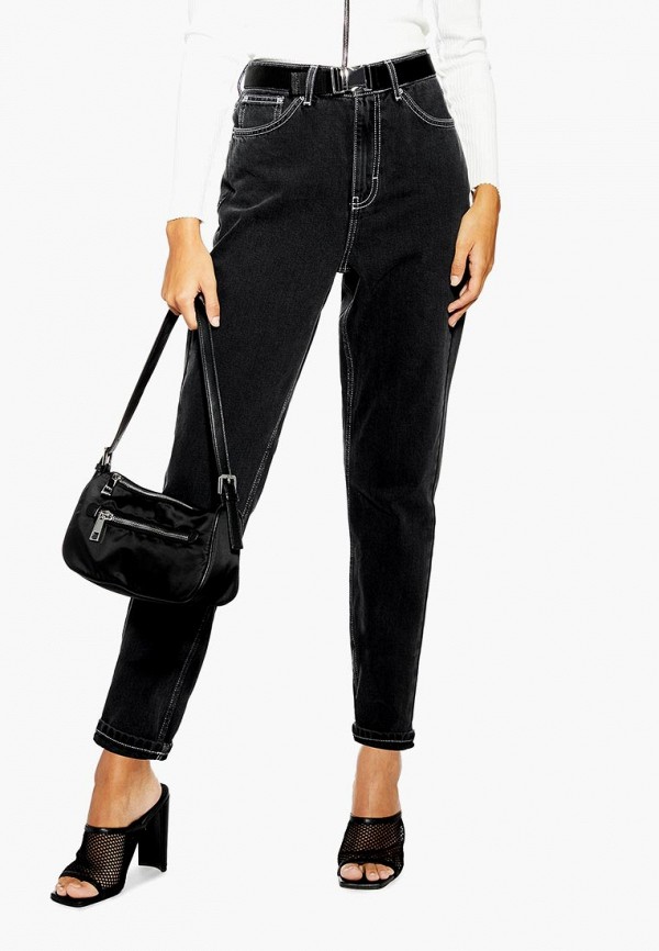 

Джинсы Topshop, MOM, Черный