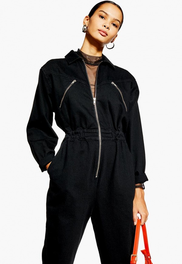 

Комбинезон Topshop, Topshop TO029EWEXWK5, Черный