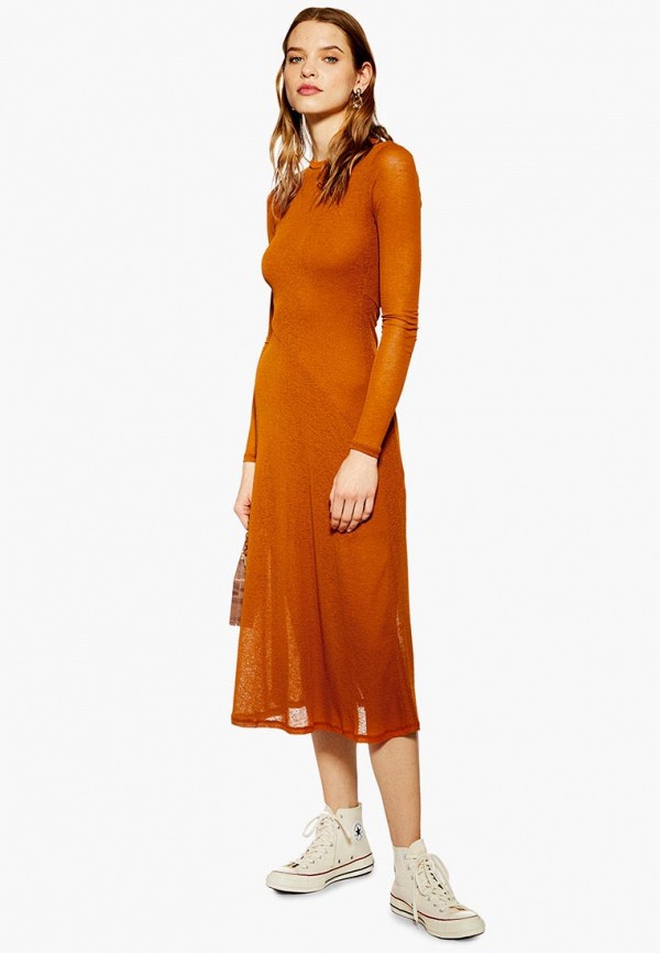 

Платье Topshop, Оранжевый, Topshop TO029EWEXWL9