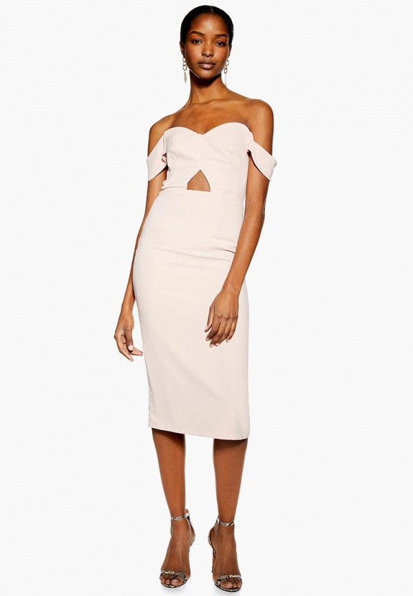 

Платье Topshop, Бежевый