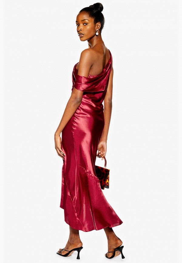 

Платье Topshop, Бордовый, Topshop TO029EWFAID0