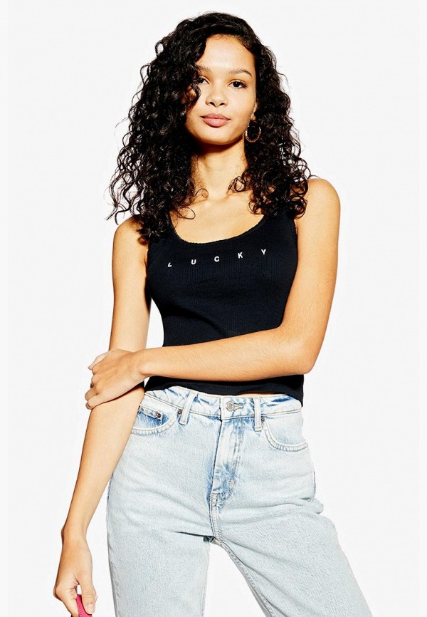 

Майка Topshop, Черный, Topshop TO029EWFBEA9