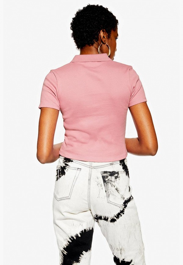 

Поло Topshop, Topshop TO029EWFBEB2, Розовый