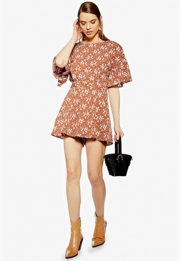 

Комбинезон Topshop, Коричневый, Topshop TO029EWFBEC6