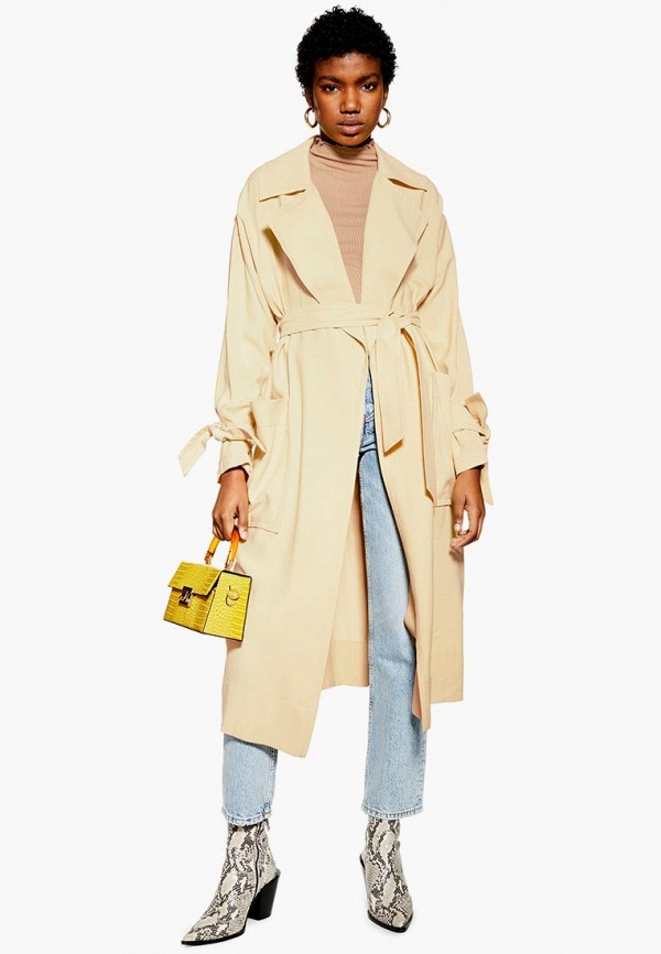 

Плащ Topshop, Бежевый