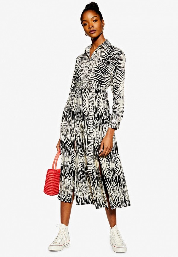

Платье Topshop, Topshop TO029EWFDVS6, Серый