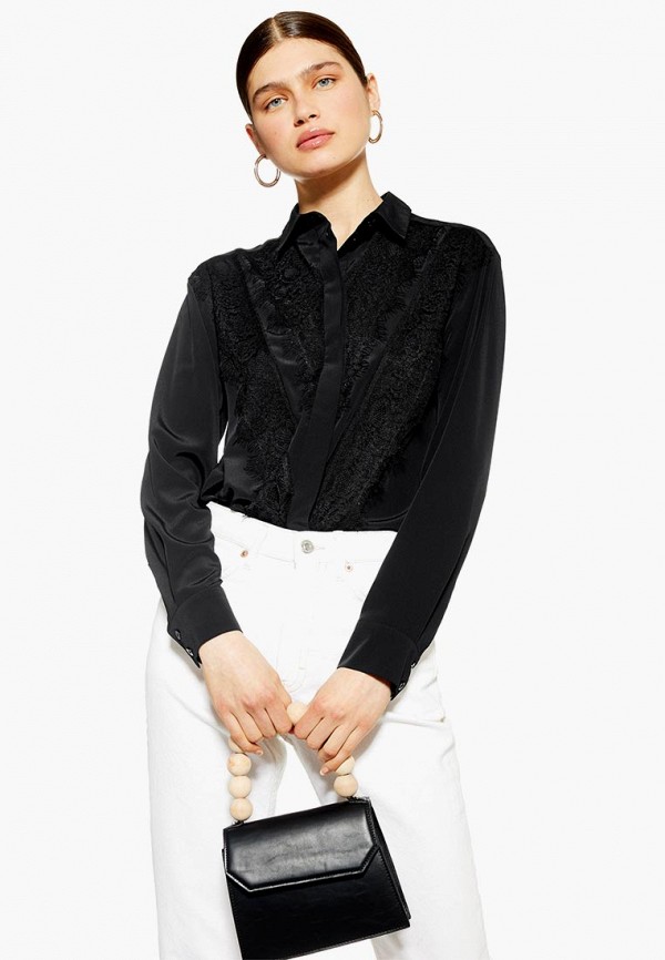 

Блуза Topshop, Topshop TO029EWFDVT0, Черный