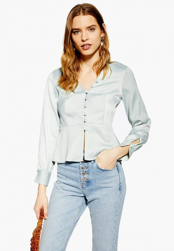 

Блуза Topshop, Голубой