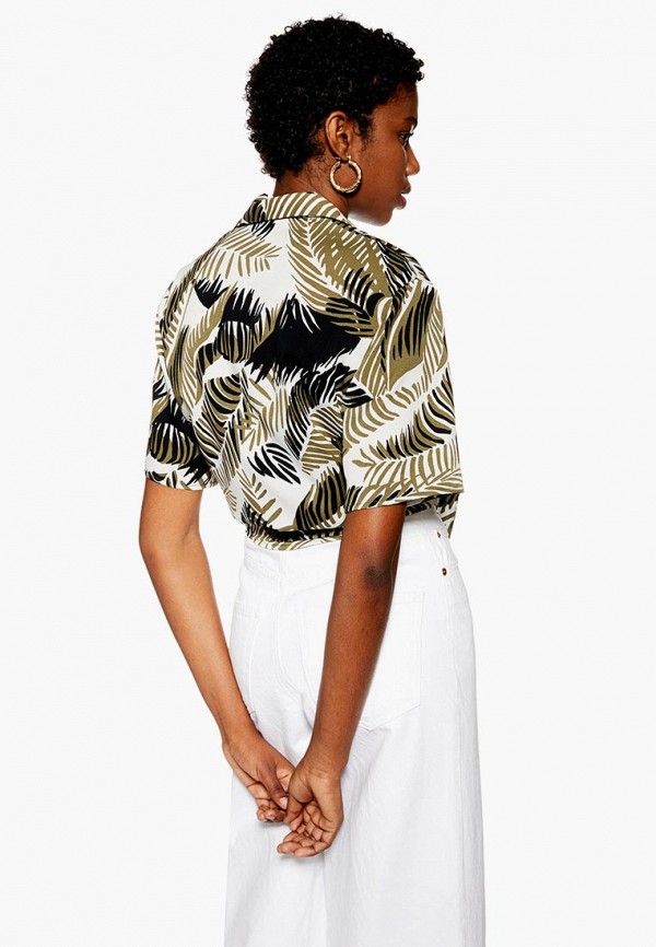 

Рубашка Topshop, Topshop TO029EWFDVT6, Хаки