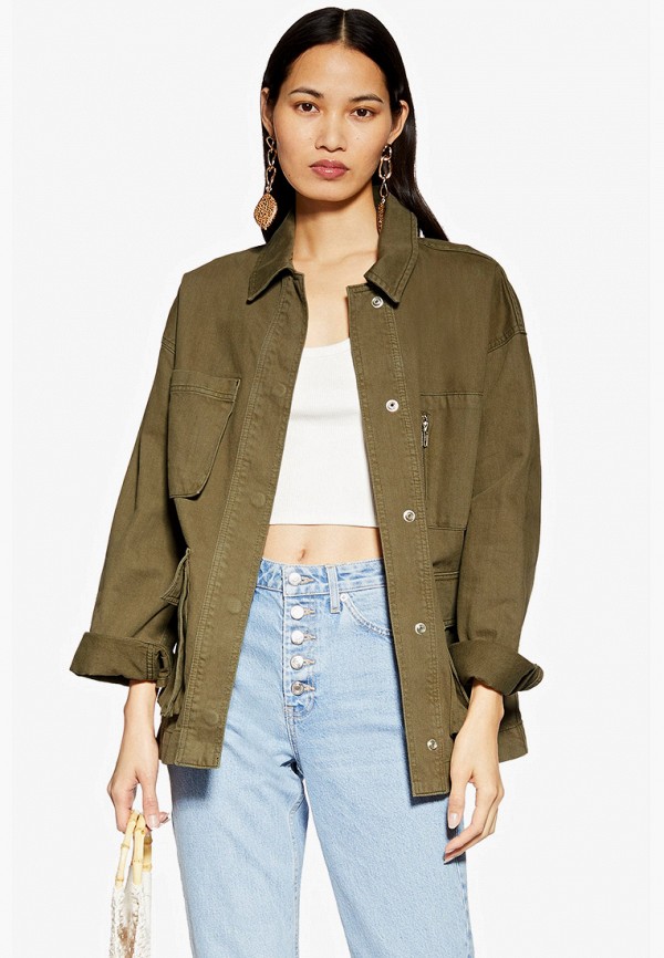 

Куртка джинсовая Topshop, Хаки