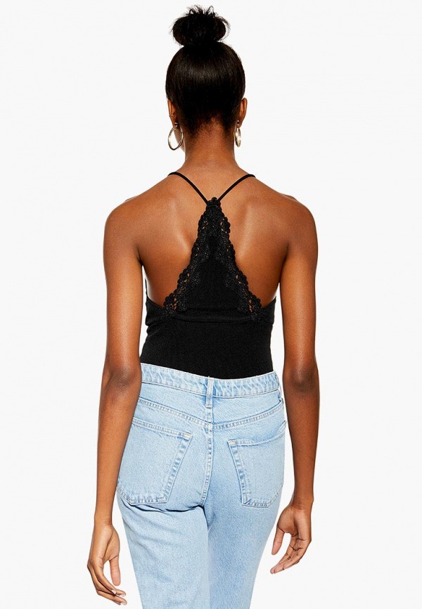 

Боди Topshop, Topshop TO029EWFHLO3, Черный
