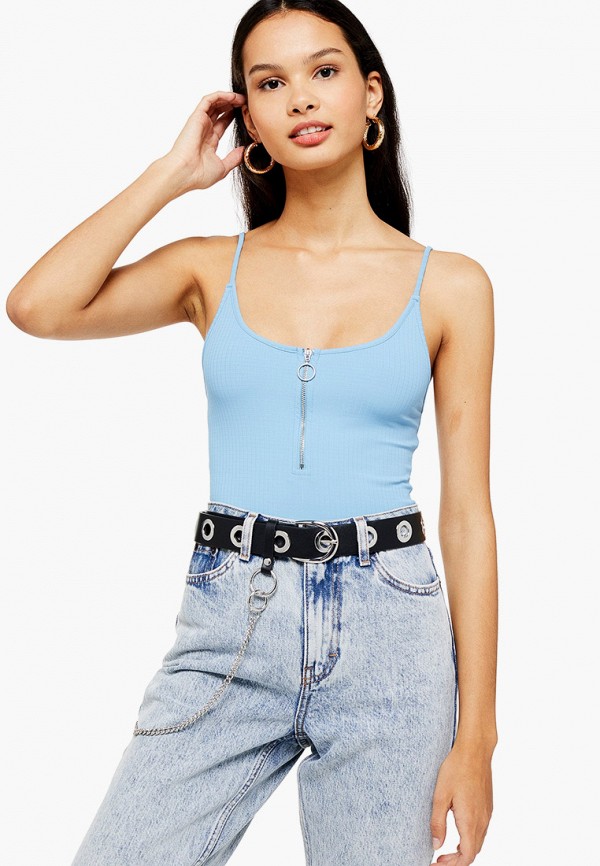 

Боди Topshop, Topshop TO029EWFHLP0, Голубой