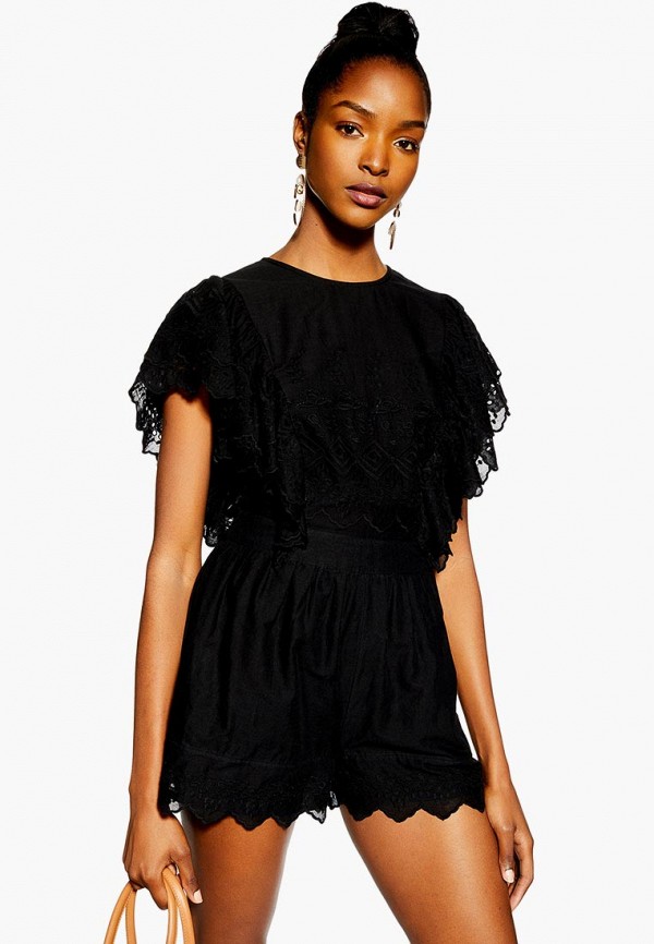 

Комбинезон Topshop, Черный, Topshop TO029EWFHLQ0