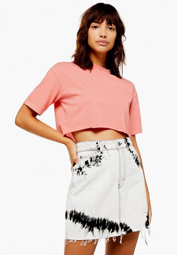 

Футболка Topshop, Topshop TO029EWFHWH9, Розовый