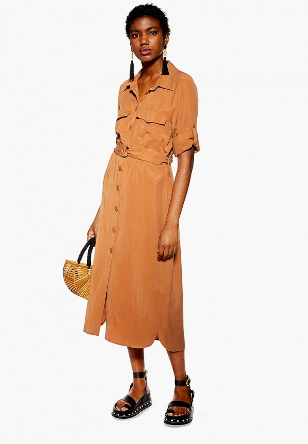 

Платье Topshop, Коричневый