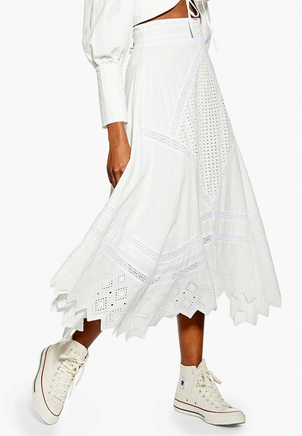 

Юбка Topshop, Белый, Topshop TO029EWFHWK0