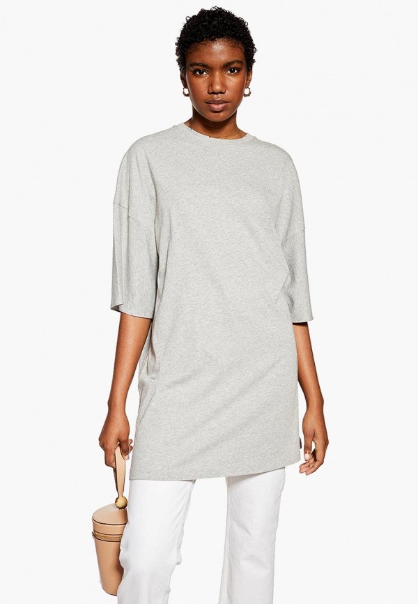 

Футболка Topshop, Topshop TO029EWFHWL9, Серый