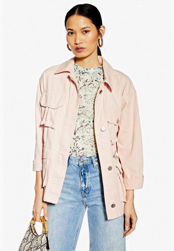 

Куртка джинсовая Topshop, Розовый