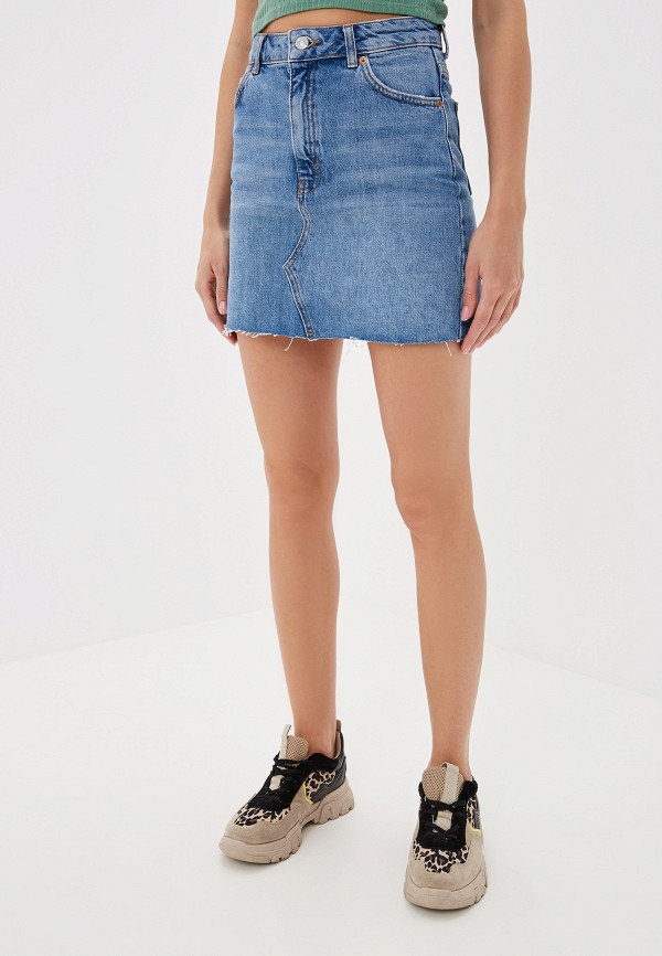 

Юбка джинсовая Topshop, Синий