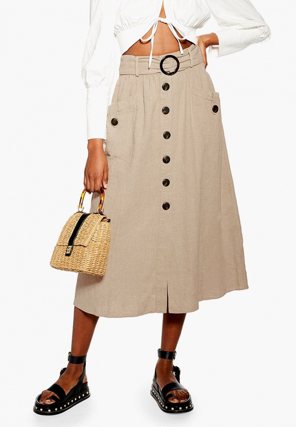 

Юбка Topshop, Бежевый