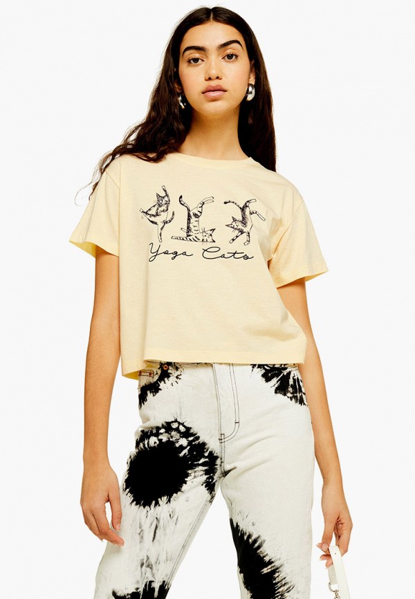 

Футболка Topshop, Бежевый