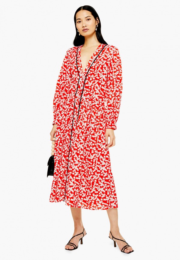 

Платье Topshop, Topshop TO029EWFQHE5, Красный