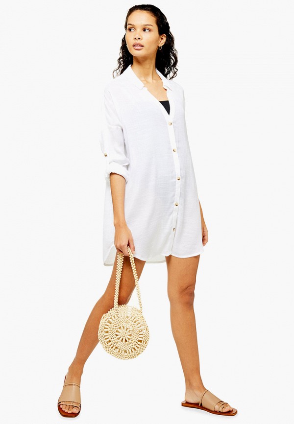 

Туника пляжная Topshop, Topshop TO029EWFVCE8, Белый