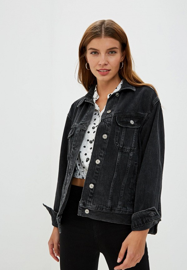 

Куртка джинсовая Topshop, Черный