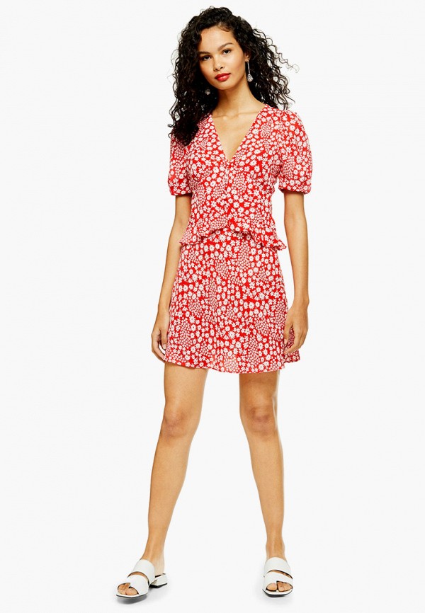 

Платье Topshop, Красный, Topshop TO029EWFYSF1