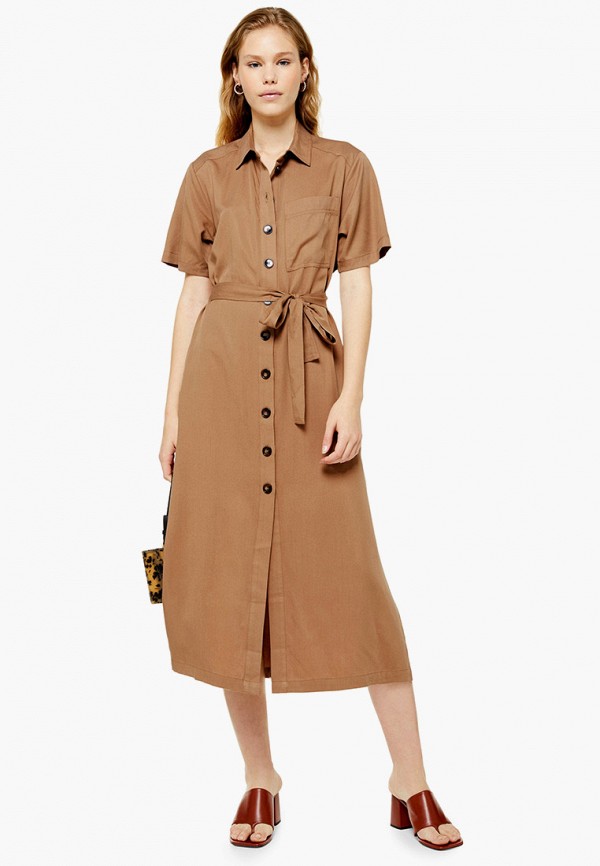 

Платье Topshop, Коричневый