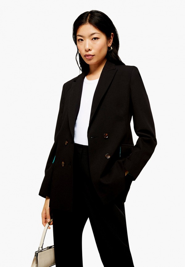 

Пиджак Topshop, Topshop TO029EWFYSG6, Черный