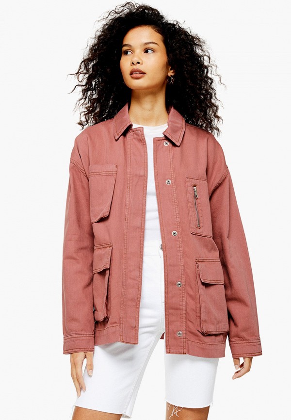 

Куртка джинсовая Topshop, Розовый