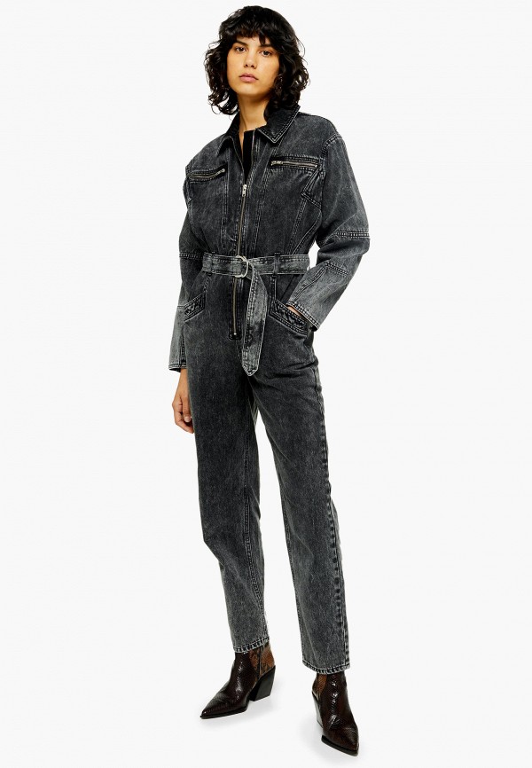 

Комбинезон джинсовый Topshop, Черный
