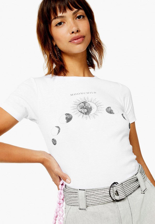 

Футболка Topshop, Белый, Topshop TO029EWGHRZ6