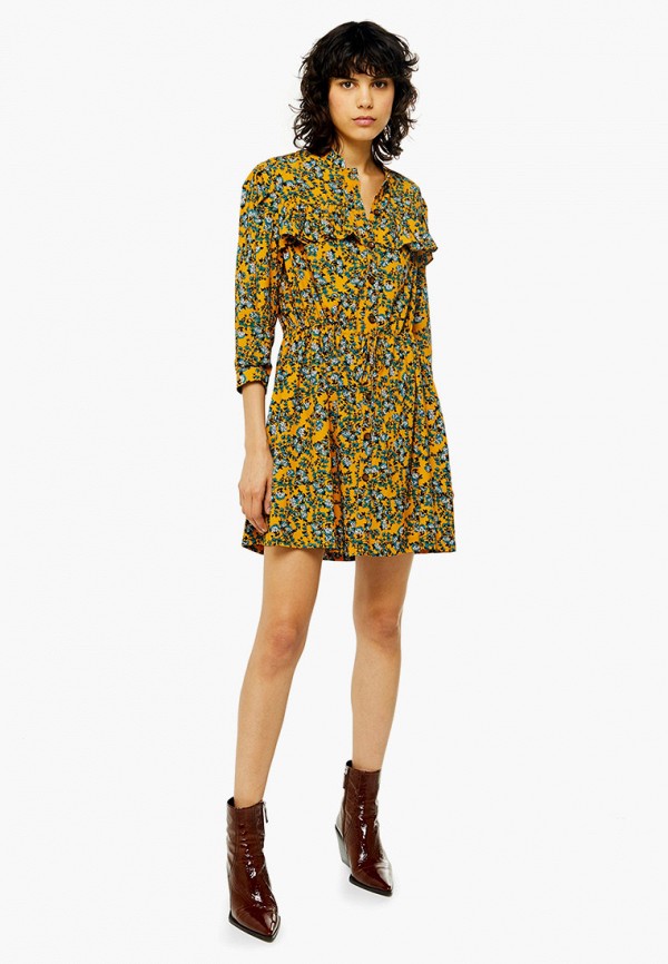 

Платье Topshop, Желтый, Topshop TO029EWGHSB1