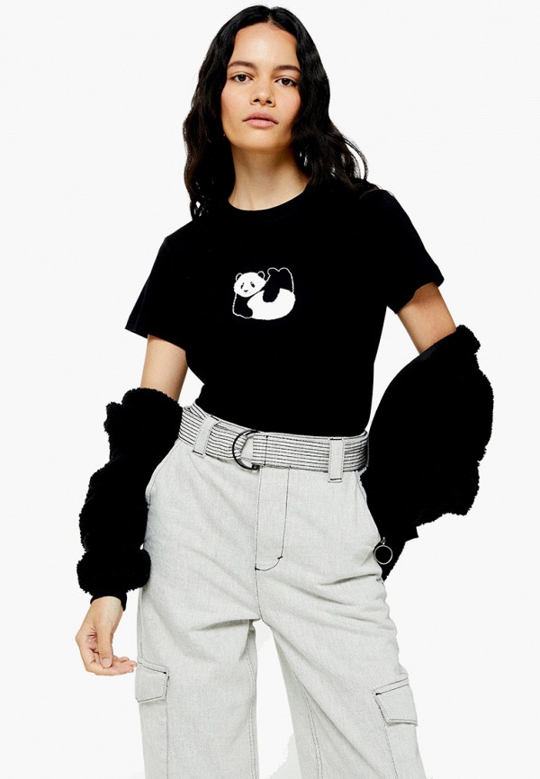 

Футболка Topshop, Черный, Topshop TO029EWGHSC3