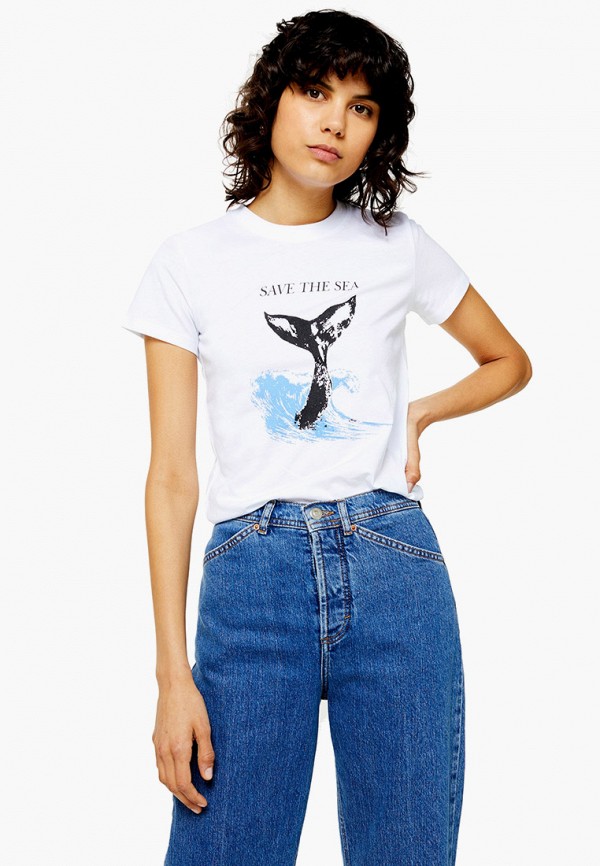 

Футболка Topshop, Белый, Topshop TO029EWGKCV4