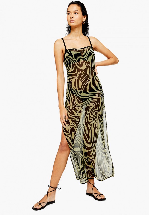 

Платье пляжное Topshop, Хаки