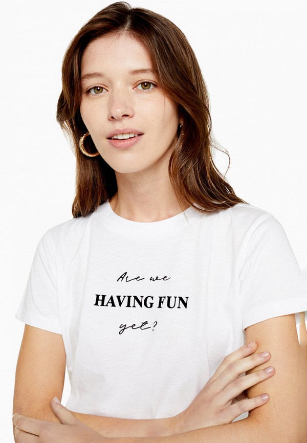 

Футболка Topshop, Белый, Topshop TO029EWGMQA7