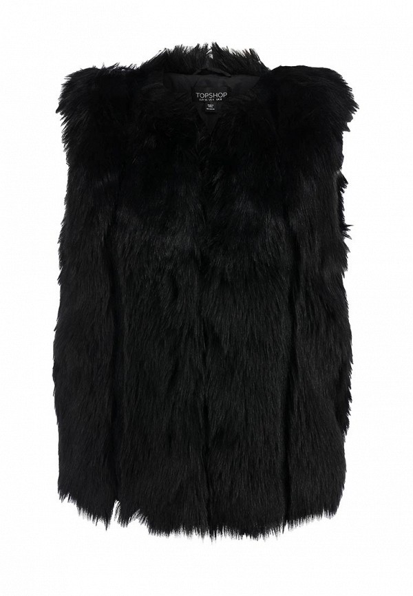 

Жилет меховой Topshop, Черный