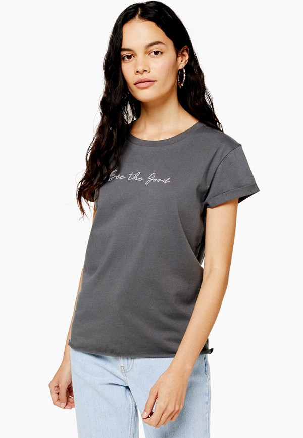 

Футболка Topshop, Серый, Topshop TO029EWGRVI9