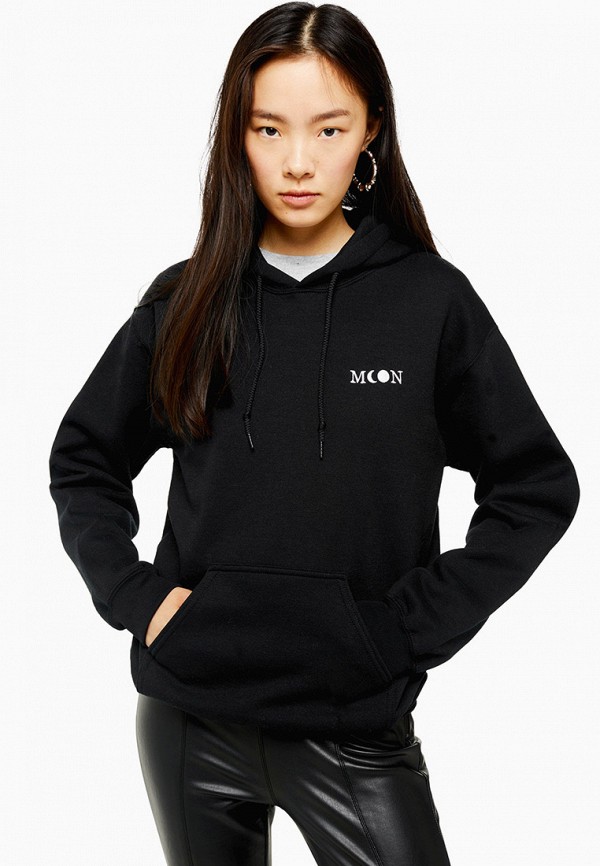 

Худи Topshop, Черный, Topshop TO029EWGRVL8