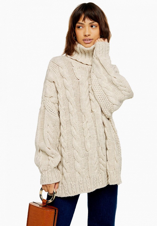 

Свитер Topshop, Бежевый, Topshop TO029EWGRVM1