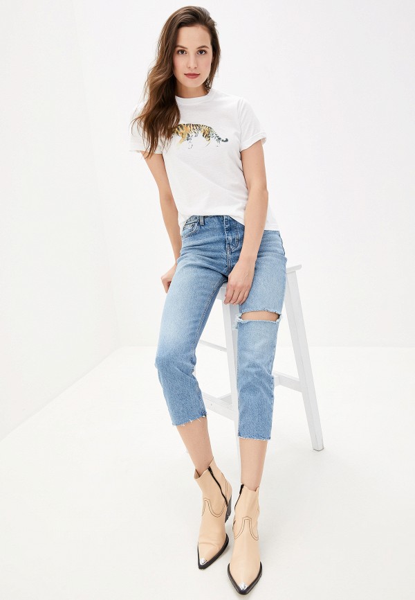 

Футболка Topshop, Белый, Topshop TO029EWGTXS8