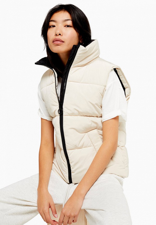 

Жилет утепленный Topshop, Белый, Topshop TO029EWGTXT1