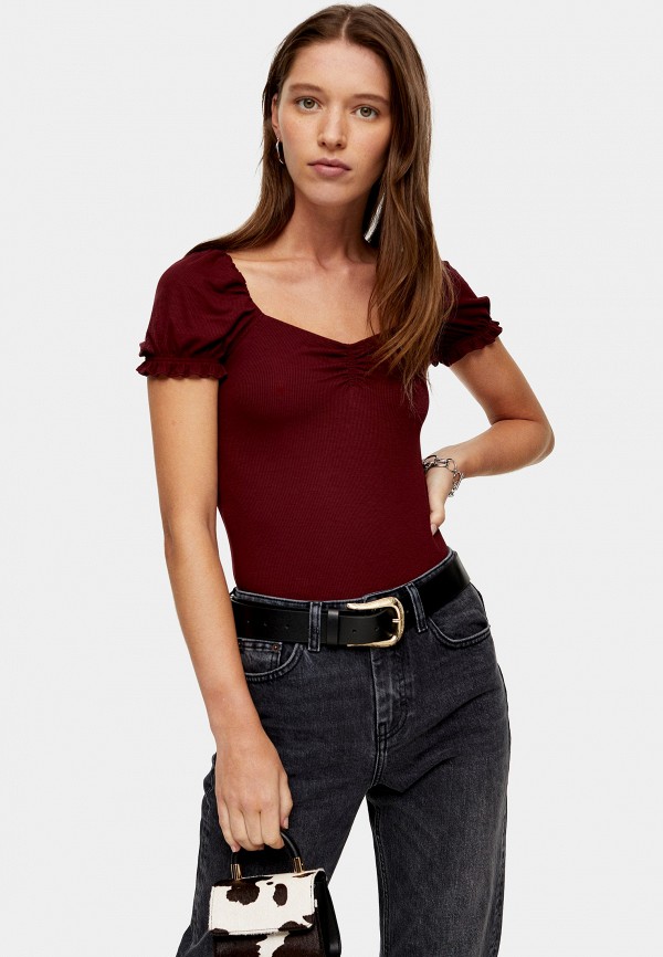 

Топ Topshop, Бордовый